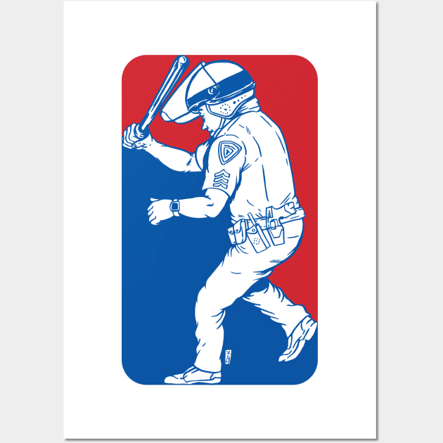 NBA National Brutality Association Wall Art by Thomcat23